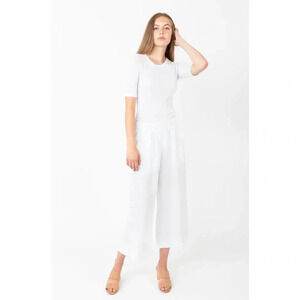 Prairie Underground Optic White 1/4 Sleeve Crew Size Small